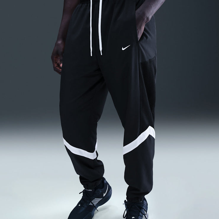 Pantaloni in tessuto da basket Nike HV3365-010 Black/White Uomo