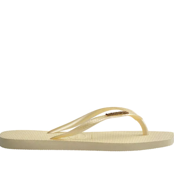 Sandalo Mare Havaianas Square Logo Metallic 4148257 Buttercream (09256)