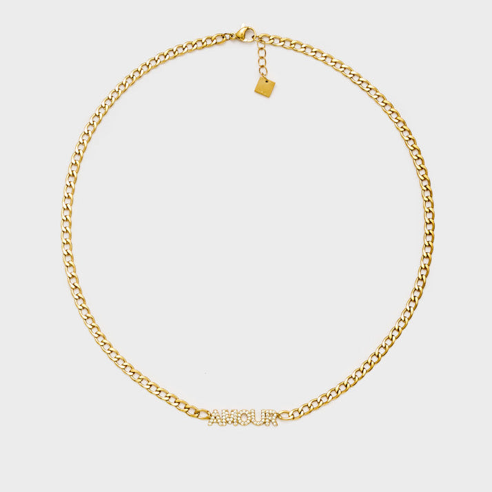 Collana girocollo Nalì Amour YACL0030 Oro Donna