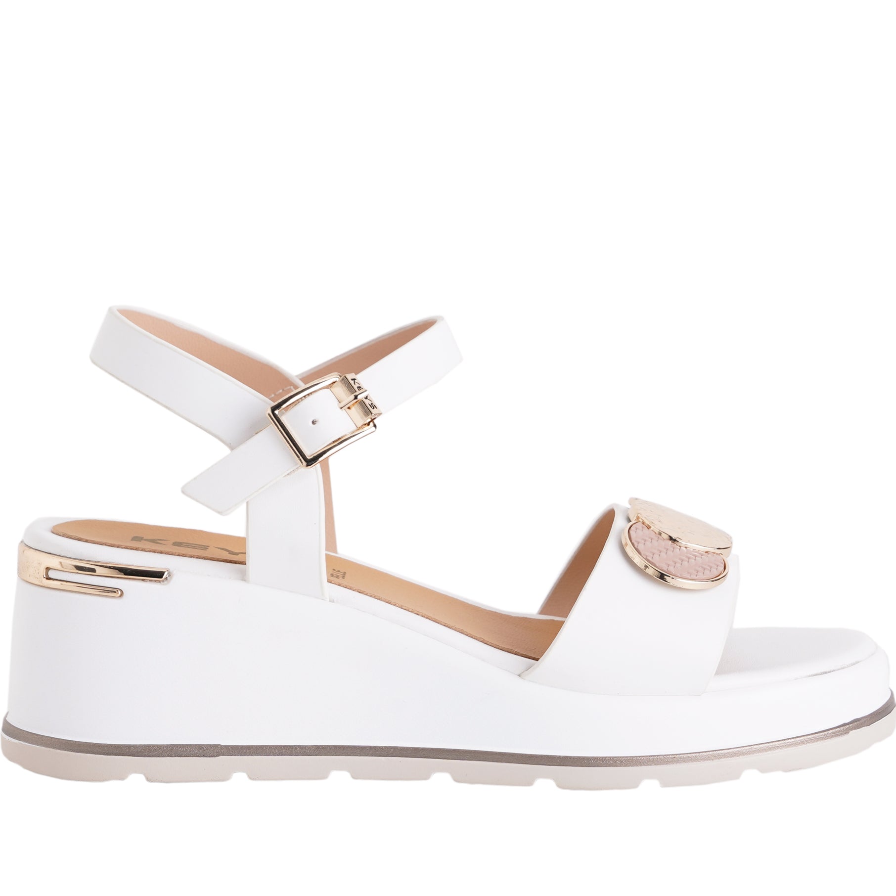 Sandalo con zeppa Donna