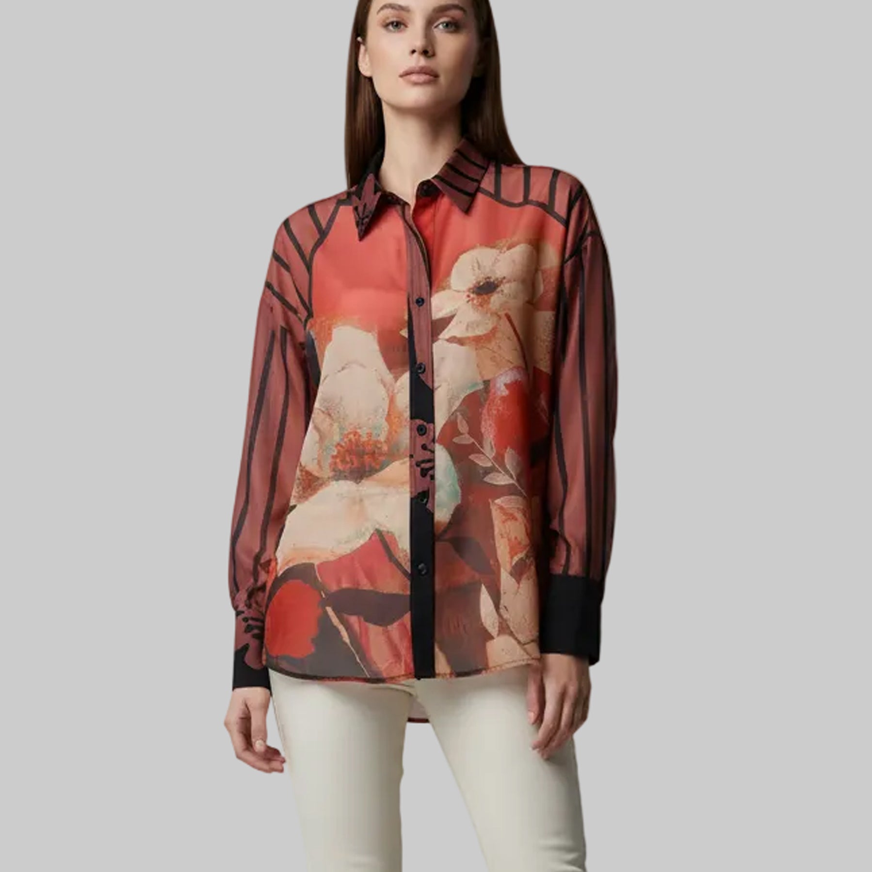 Camicia Anonyme Roseline A26SB017 Brick