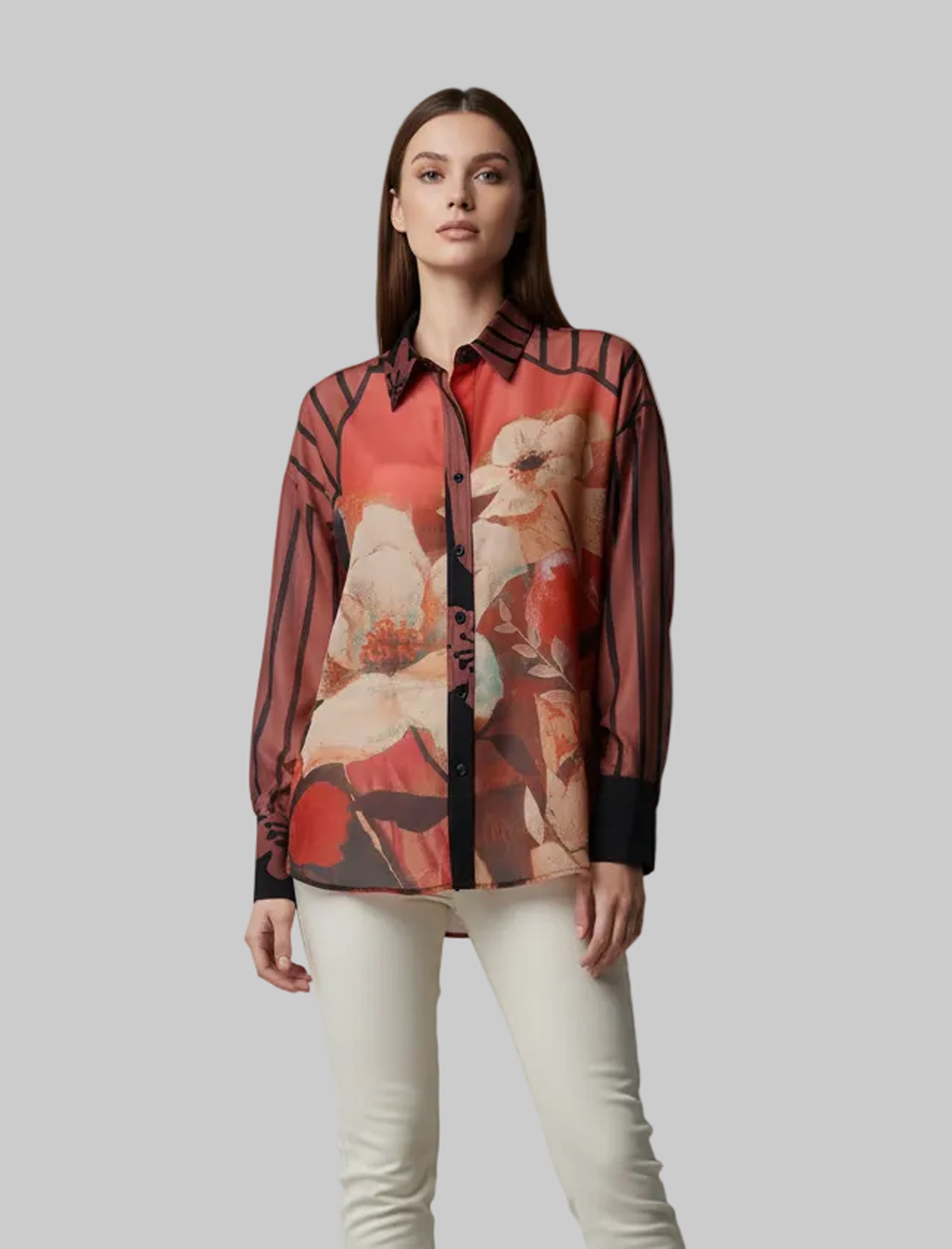 Camicia Anonyme Roseline A26SB017 Brick