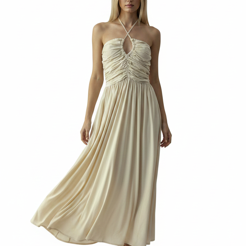 Abito Vicolo TAB2886 Vaniglia Donna