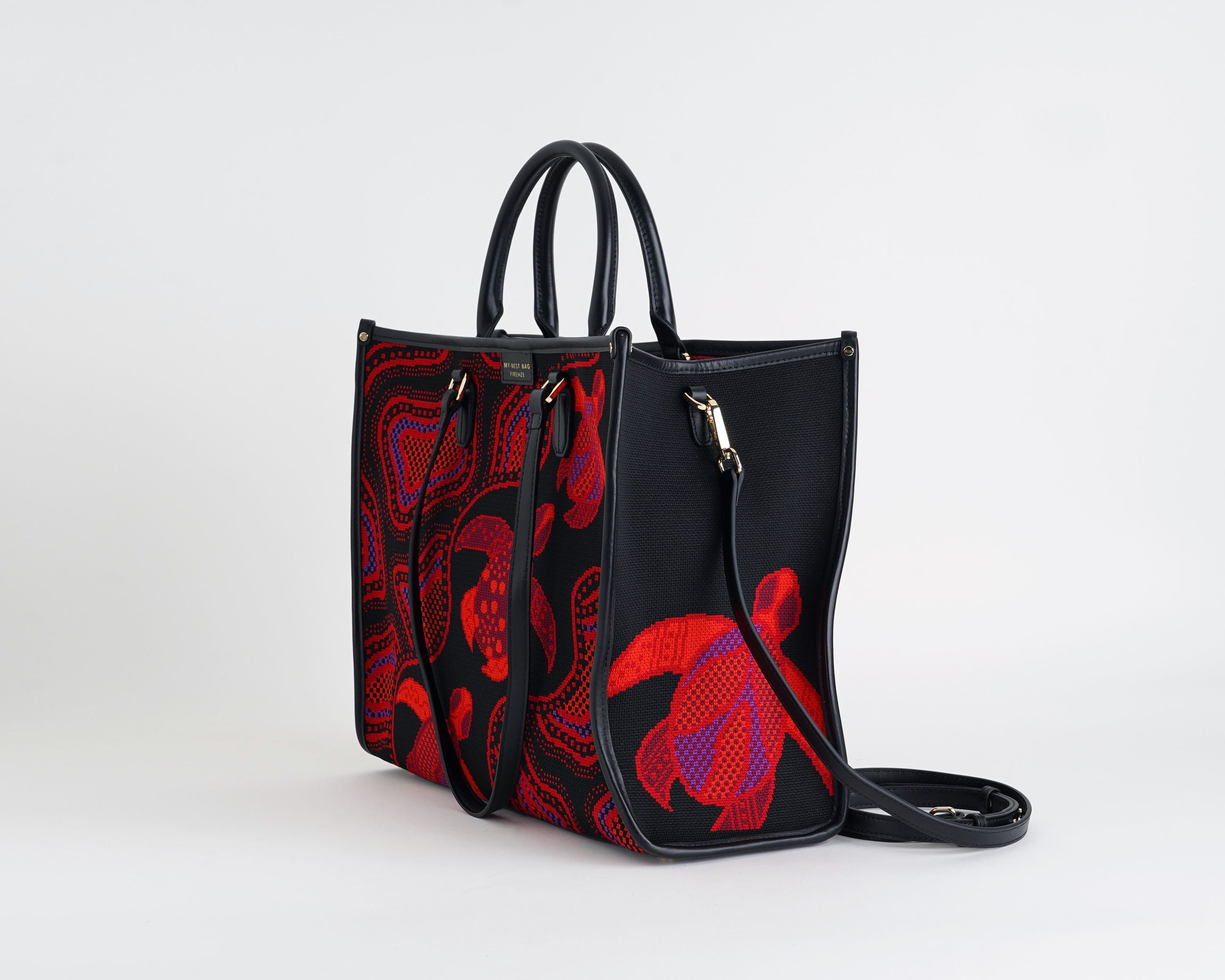 Borsa a mano My Best Bag Atena Biosfera Big S1-MYB-2019 Turtles