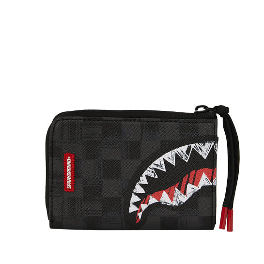 Portafoglio SPRAYGROUND SCRIBBLE SHARK WALLET 910W8230NSZ Unisex Uomo Donna