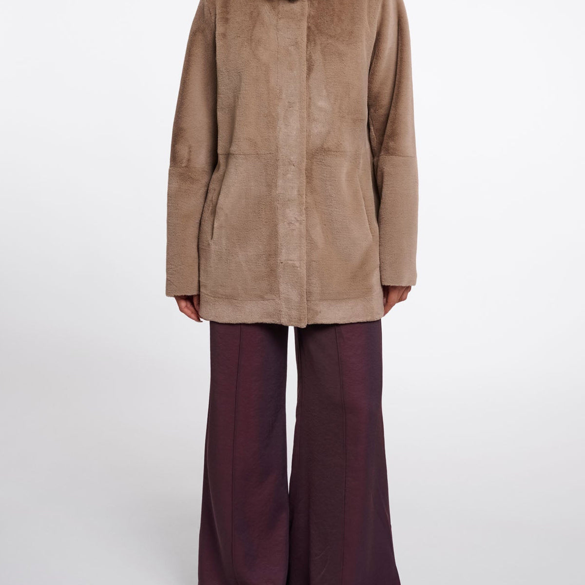 Cappotto Rino&Pelle Mans.7002611 Toffee Donna