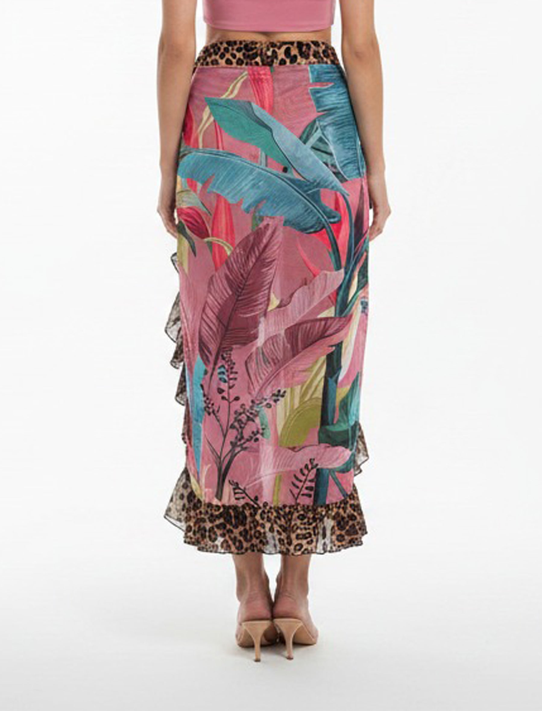 Gonna pareo georgette Cqraggi CQF131-41 Fantasia