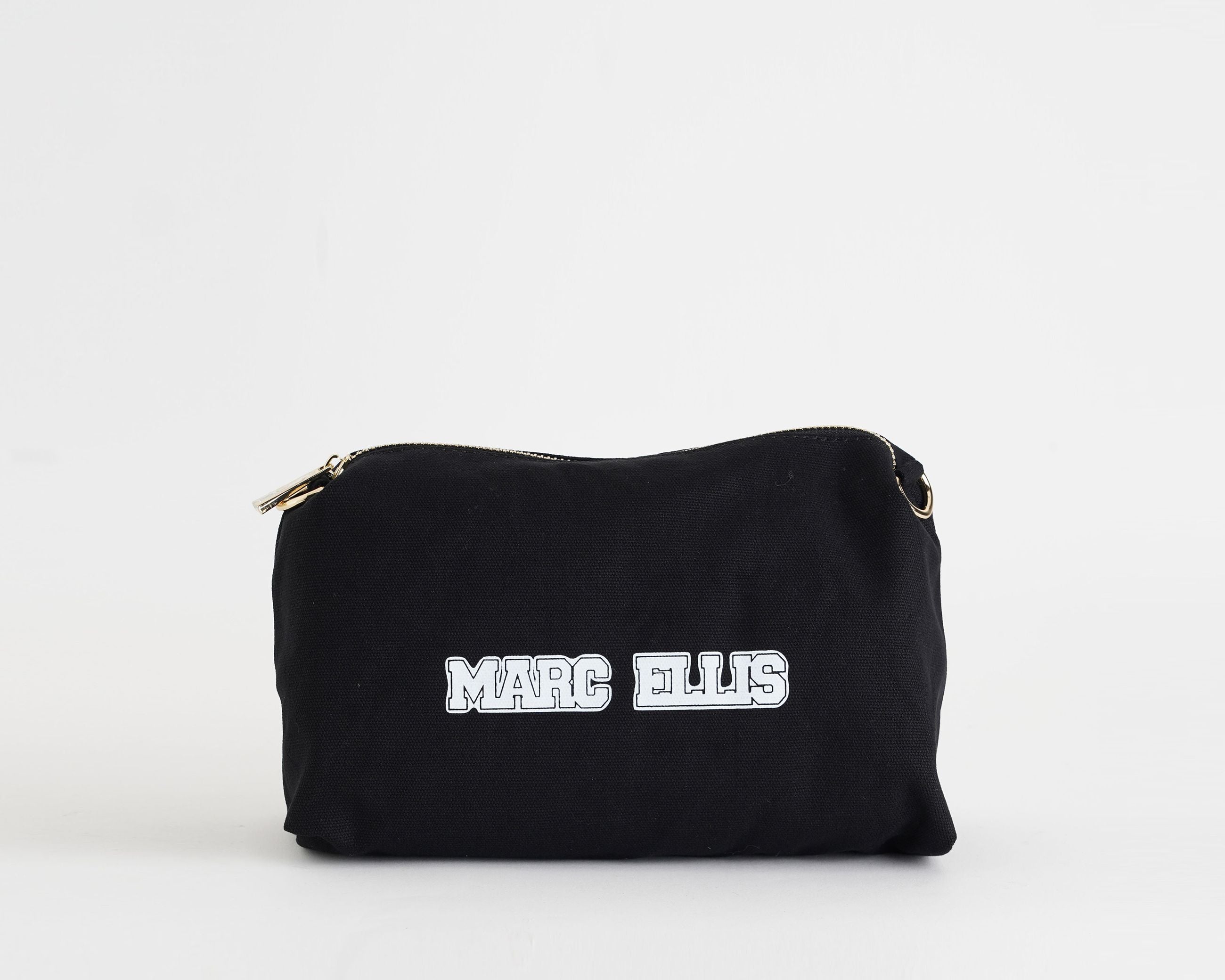 Borsa a mano Marc Ellis Flat Sponge S Donna Black Light Gold – Pochette interna