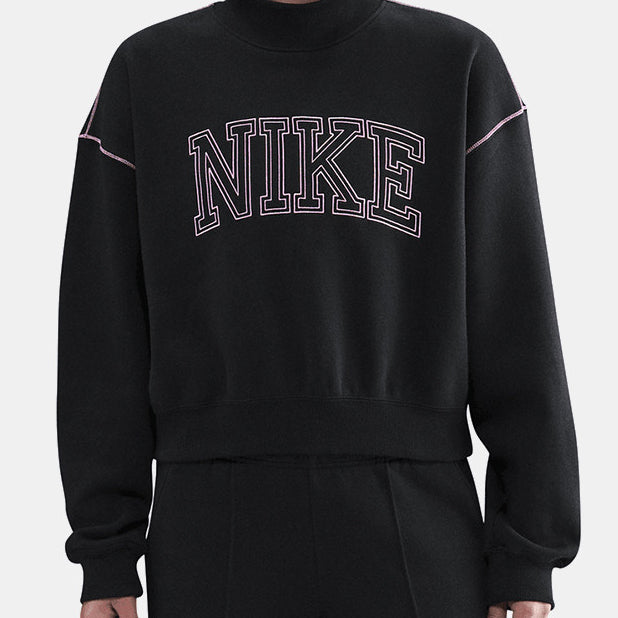 Felpa NIKE SPORTSWEAR POENIX LOGO MOCK NECK IM7490-010 Donna