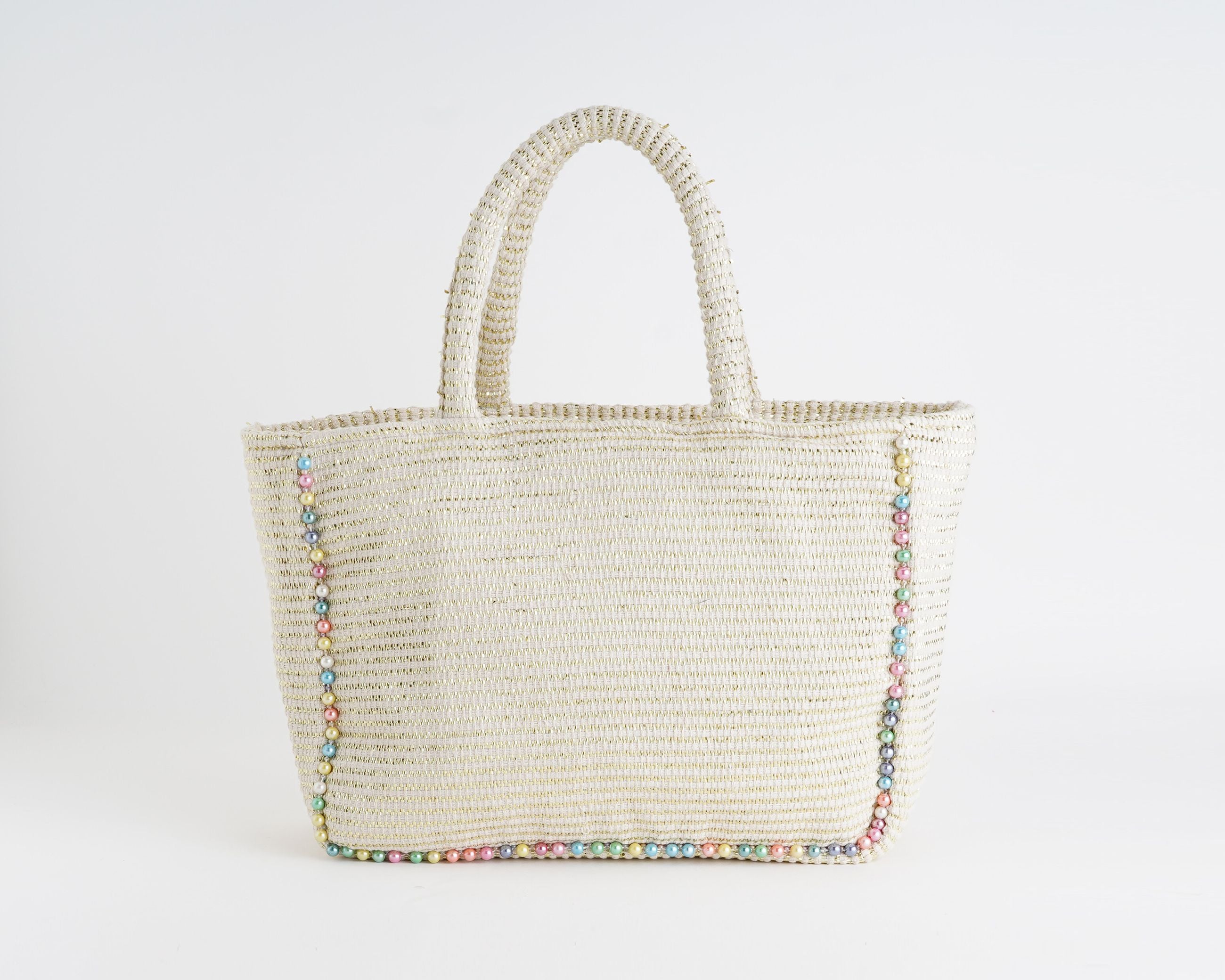 Borsa a spalla Marc Ellis Buby M Indy 26 Variant 02 – vista posteriore, retro in cotone intrecciato con patch logata