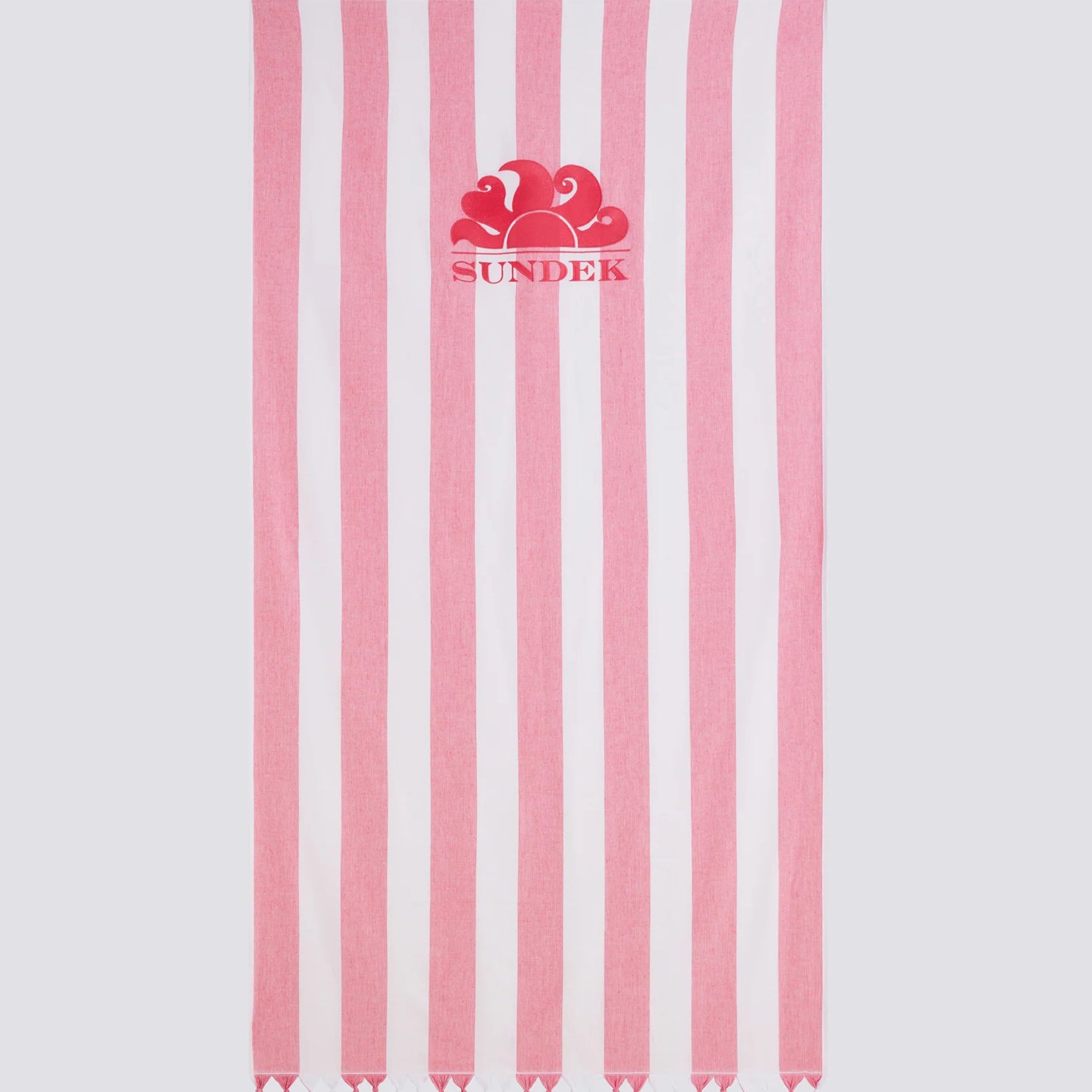 Telo mare Sundek Fouta Jacquard rigato AM321ATC1000 Pitaya