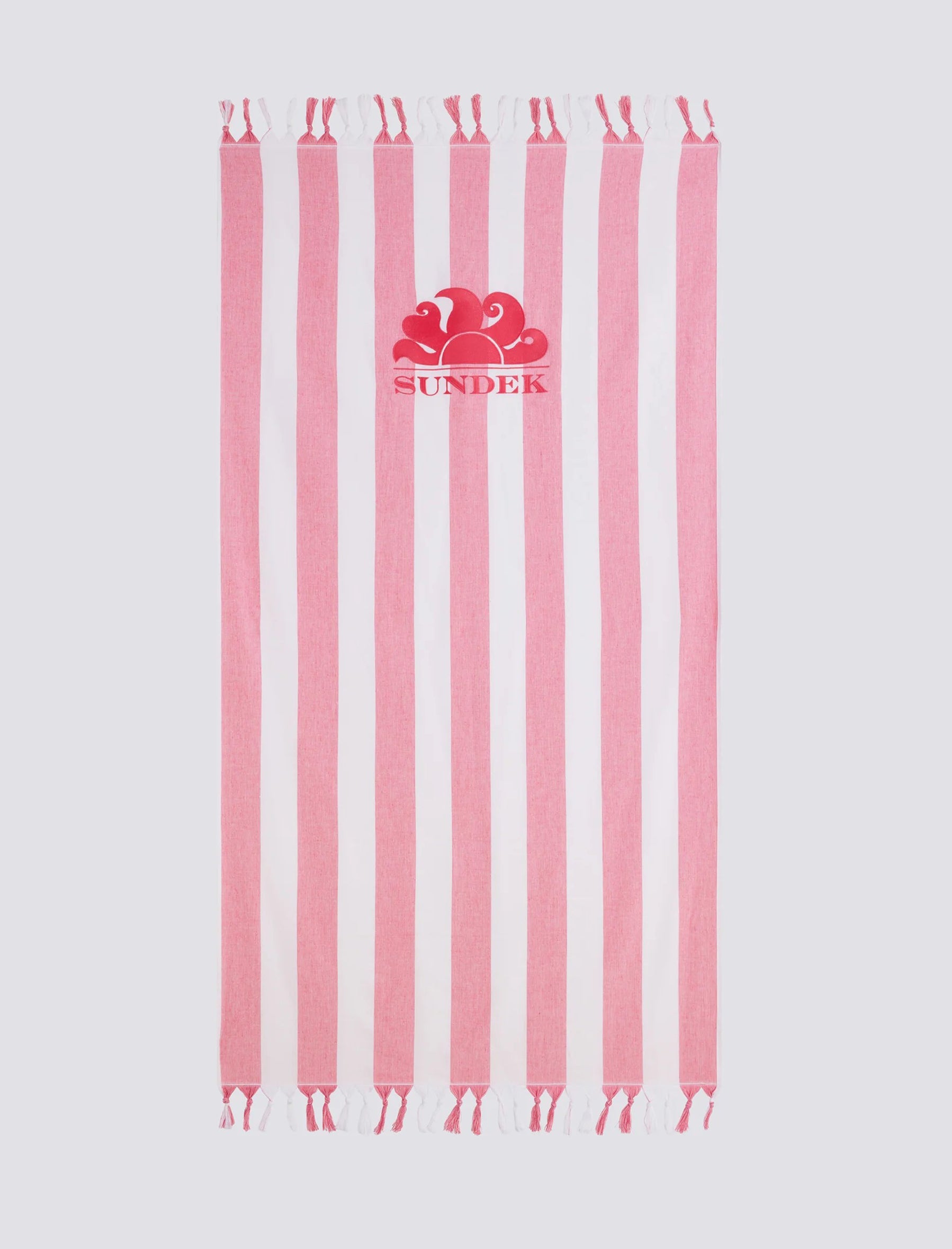Telo mare Sundek Fouta Jacquard rigato AM321ATC1000 Pitaya