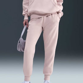 Jogger in pile spazzolato NIKE FZ7626-667 Rosso limo Donna