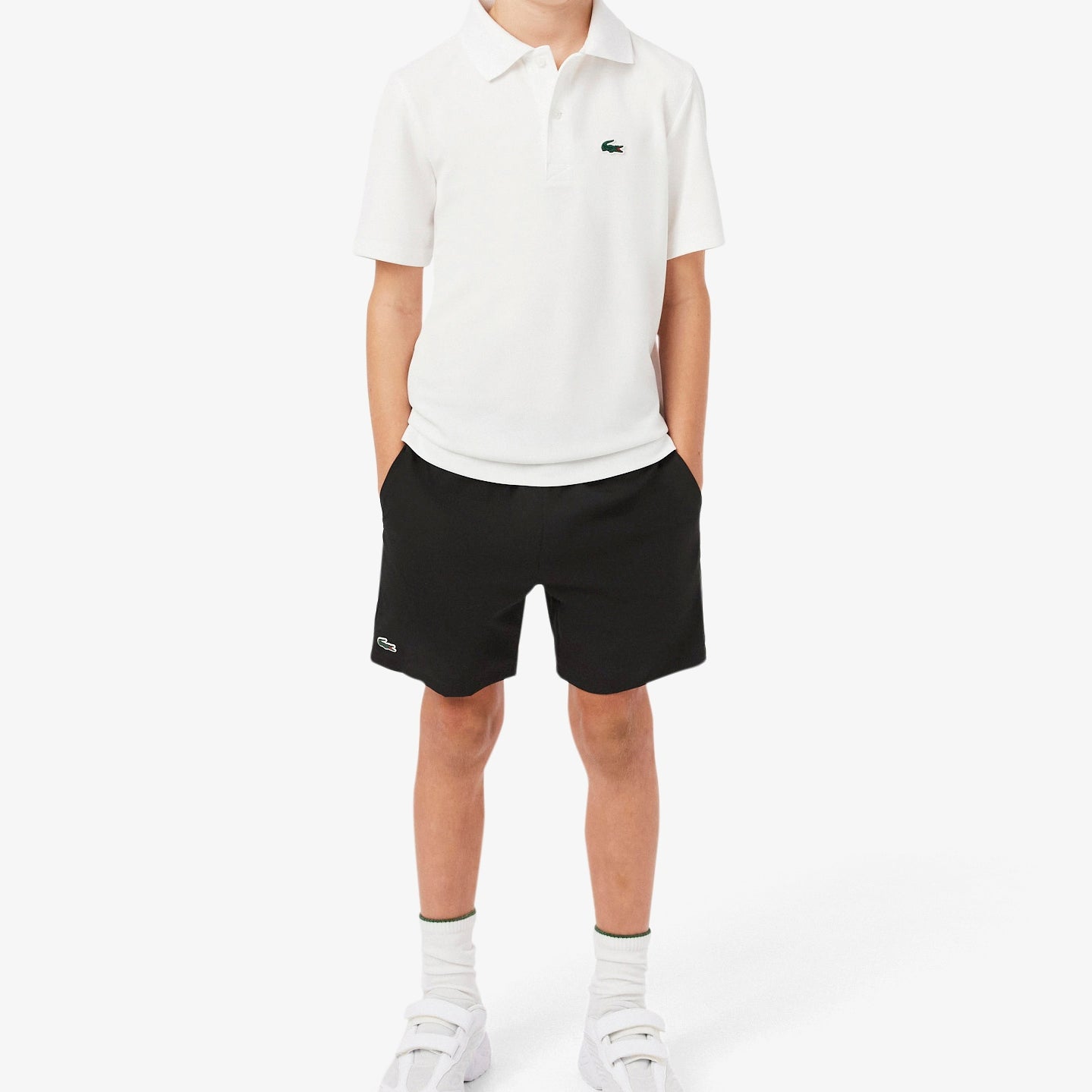 Shorts Lacoste GJ0829-031 Nero Unisex bambino