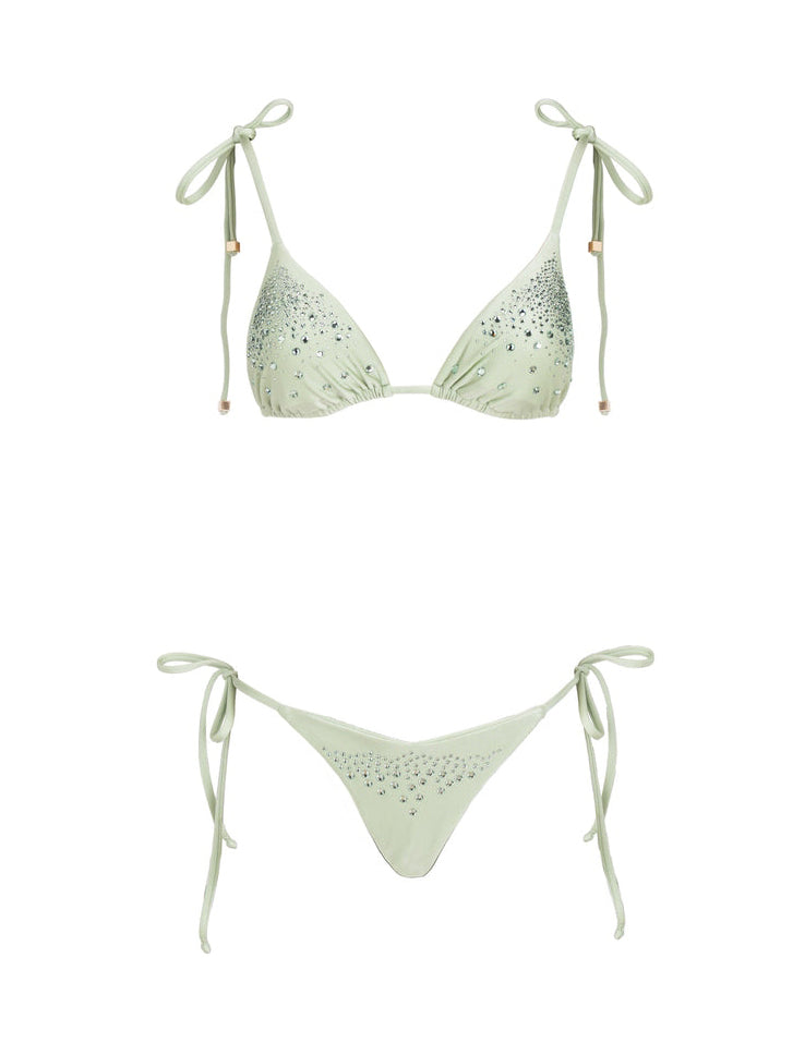 DIAMOND BIKINI ISABEL BEACHWEAR Pistache