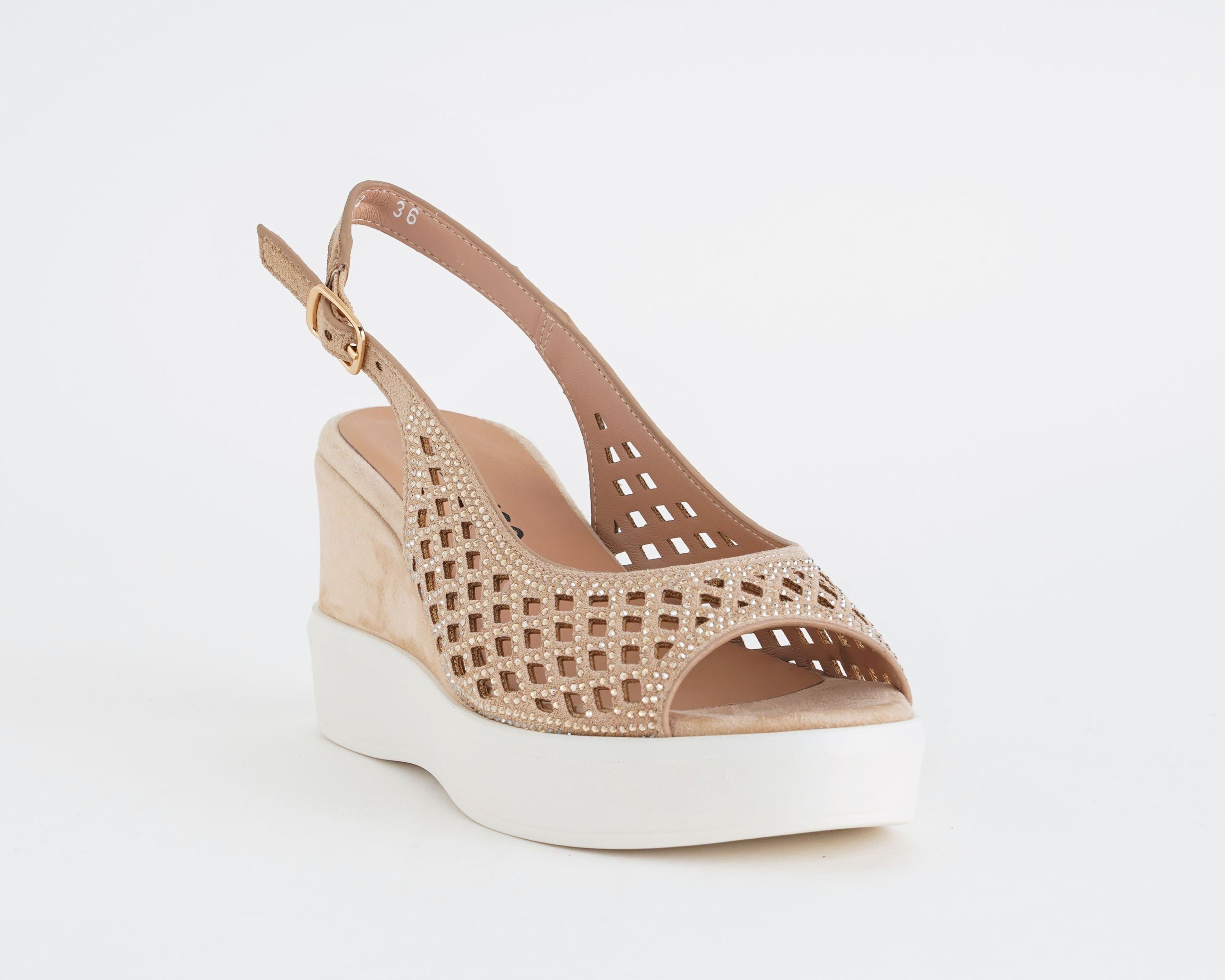 MELLUSO R80555Q Beige – Sandalo alto donna Capri