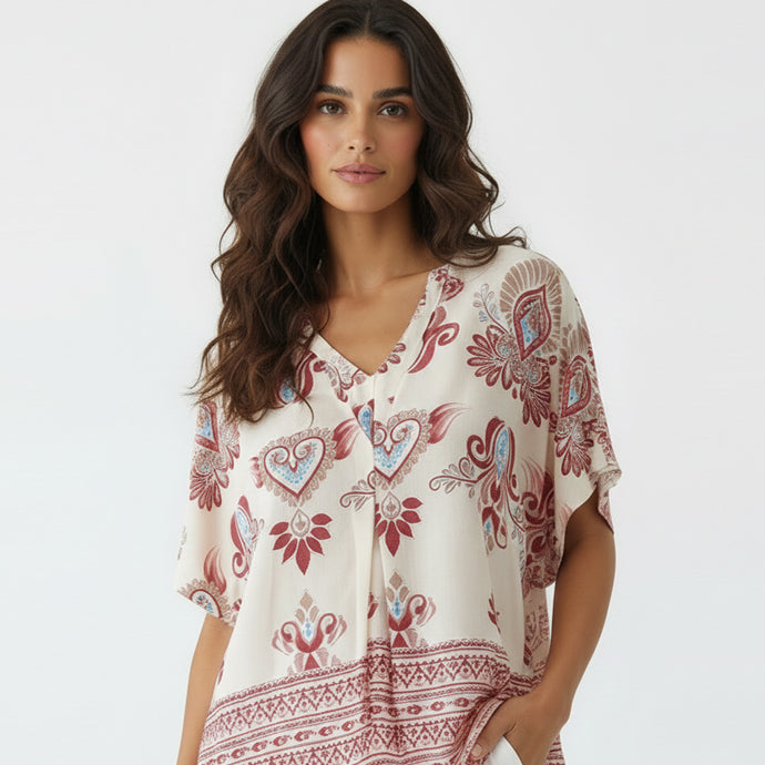 Blusa Anonyme Athens A46SB027 Burro