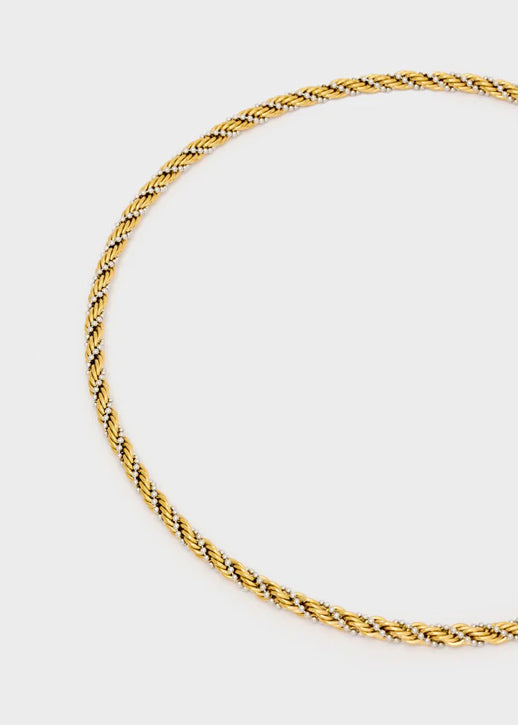 Collana Nalì Twist MECL0236 Argento/Oro