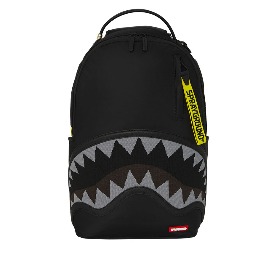 Zaino SPRAYGROUND Shark Central Yellow Tape Dlx Satin Backpack 910B7736NSZ Unisex Uomo Donna