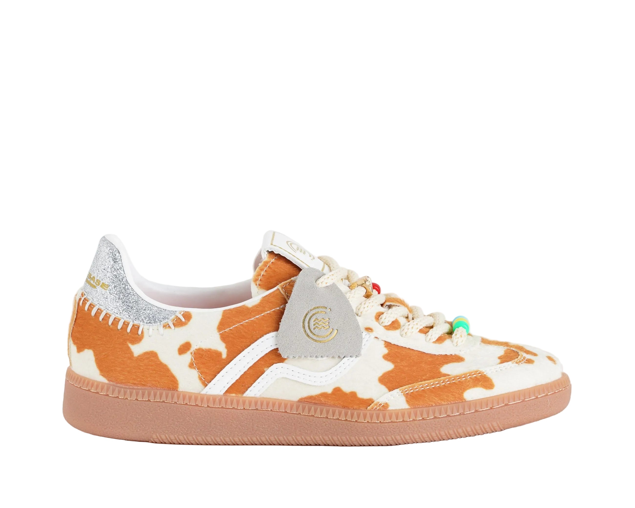 Sneakers Polo Arancio Prima Base 51563 – vista laterale