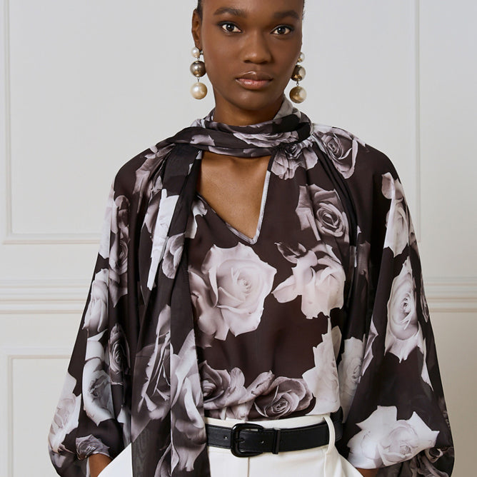 Camicia ACCESS FASHION 54-2167-0009 Bianco/Nero Donna