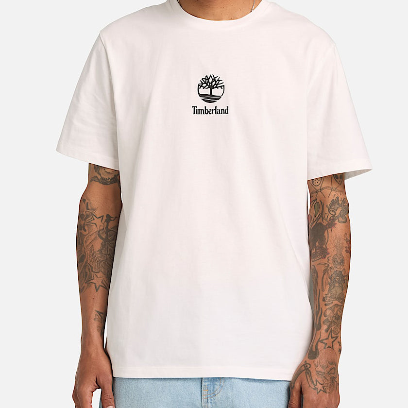 T-Shirt Timberland Stack Logo TB0A6WWT1001 White Uomo