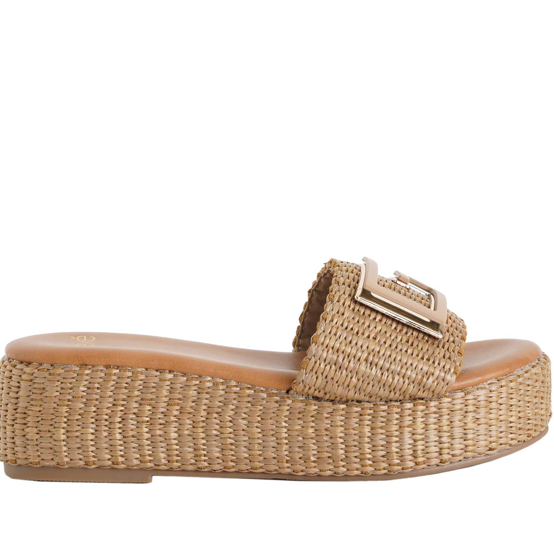 Sandalo con zeppa Donna