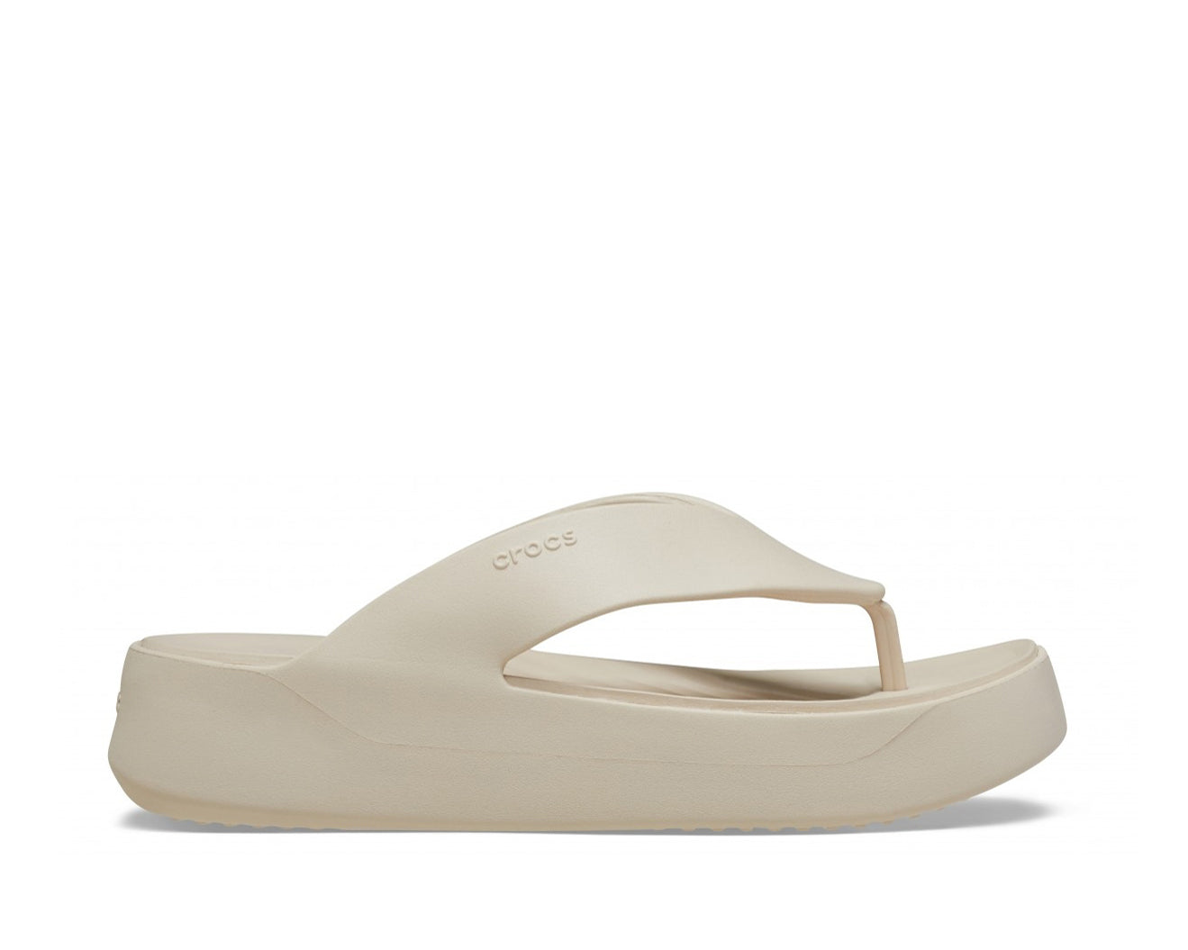 Infradito Crocs Getaway Platform Flip W CR.209410 colore Stucco — CROCS