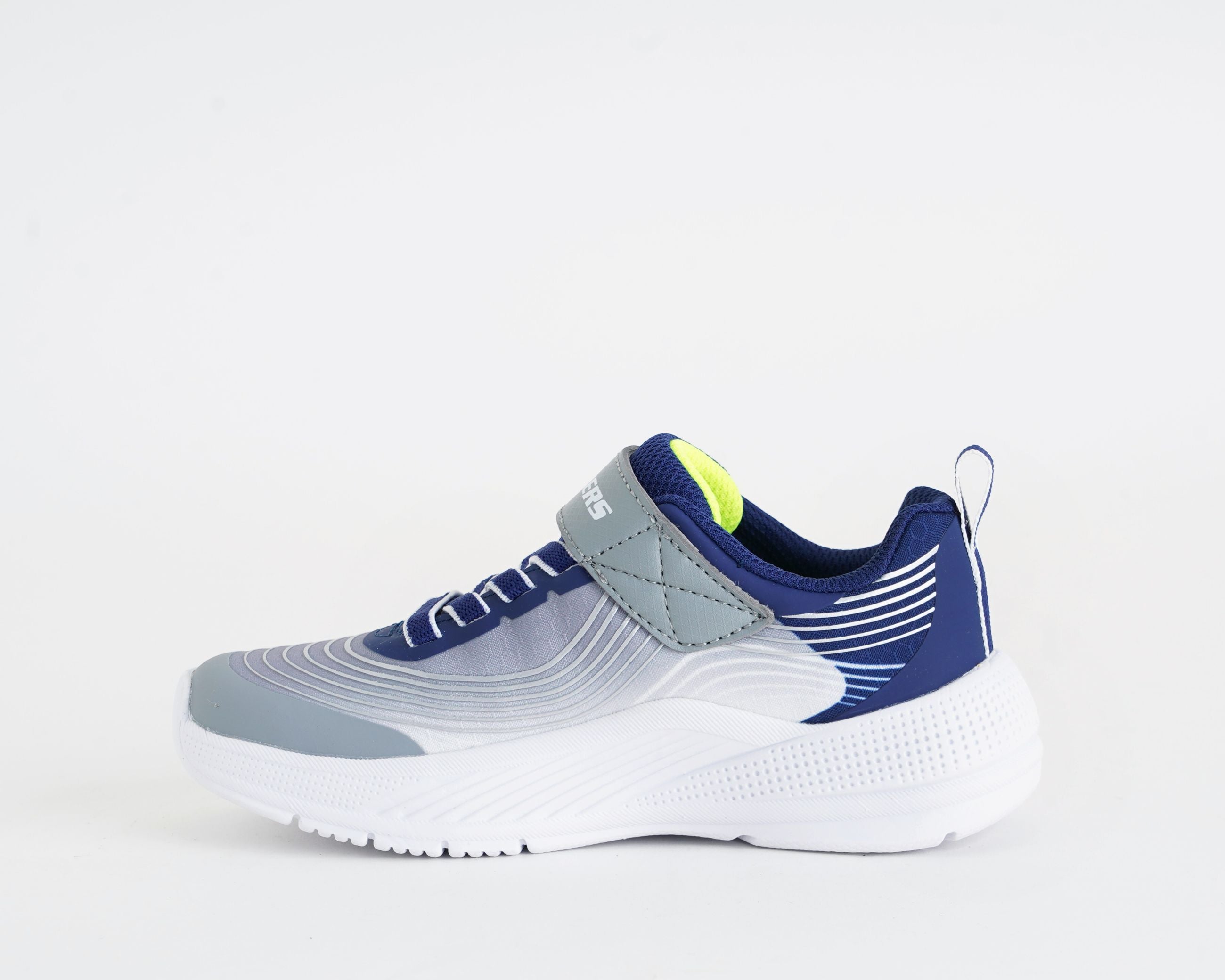 Sneakers Skechers Microspec Advance 403926L navy light grey bambino - Scarpe con chiusura Adaptive taglie 27-34