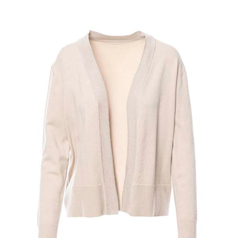 Cardigan in viscosa e lurex ANONYME KF5009 Donna