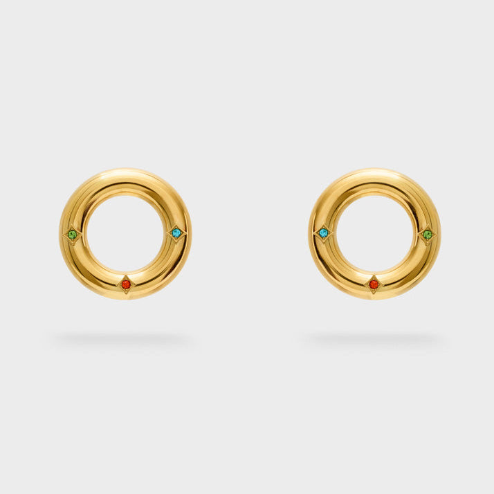 Orecchini a lobo Nalì YAOR0055 Oro Donna