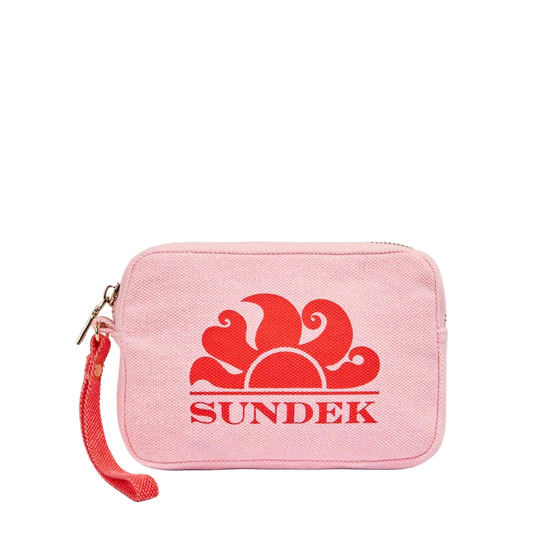Pochette Sundek effetto stone washed AW910ABCA600 Quartz Pink
