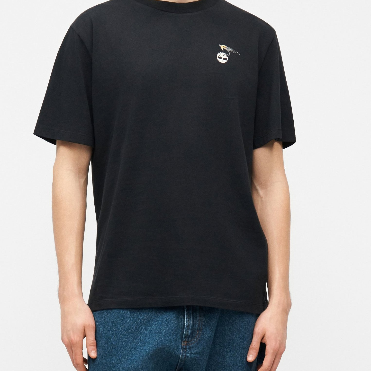 T-Shirt Timberland Slogan Tee TB0A5M840011 Black Uomo