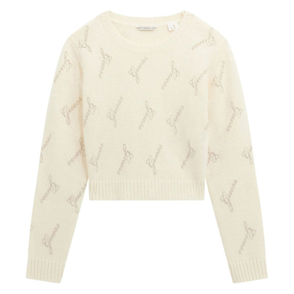 Pullover con stampa GUESS J5BR28 Grey Bambina