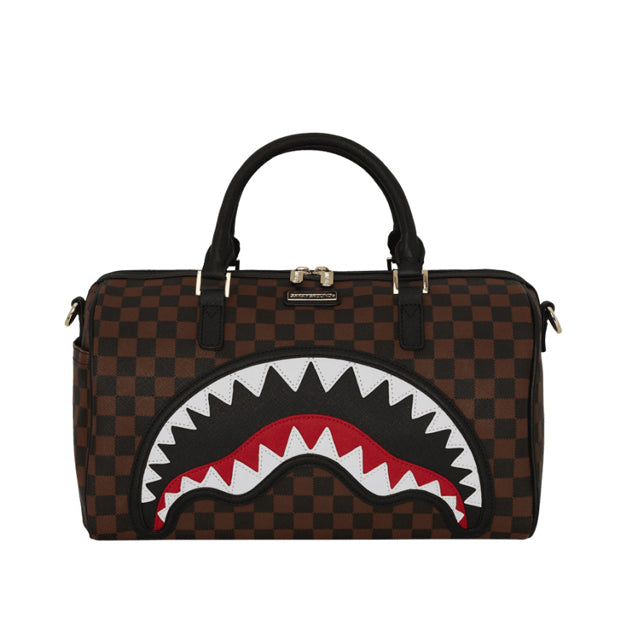Borsa a bauletto SPRAYGROUND Sawtooth Sharks In Paris Mini Duffle 910D7837NSZ Unisex Uomo Donna