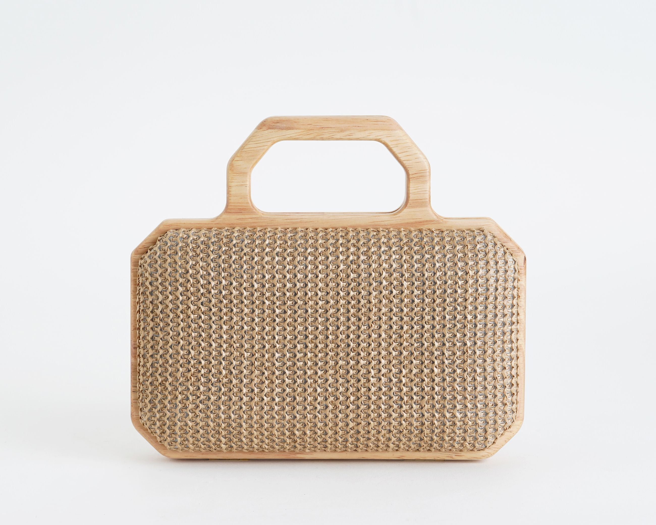 Borsa a mano rigida Exe M006-2 Khaki Flower