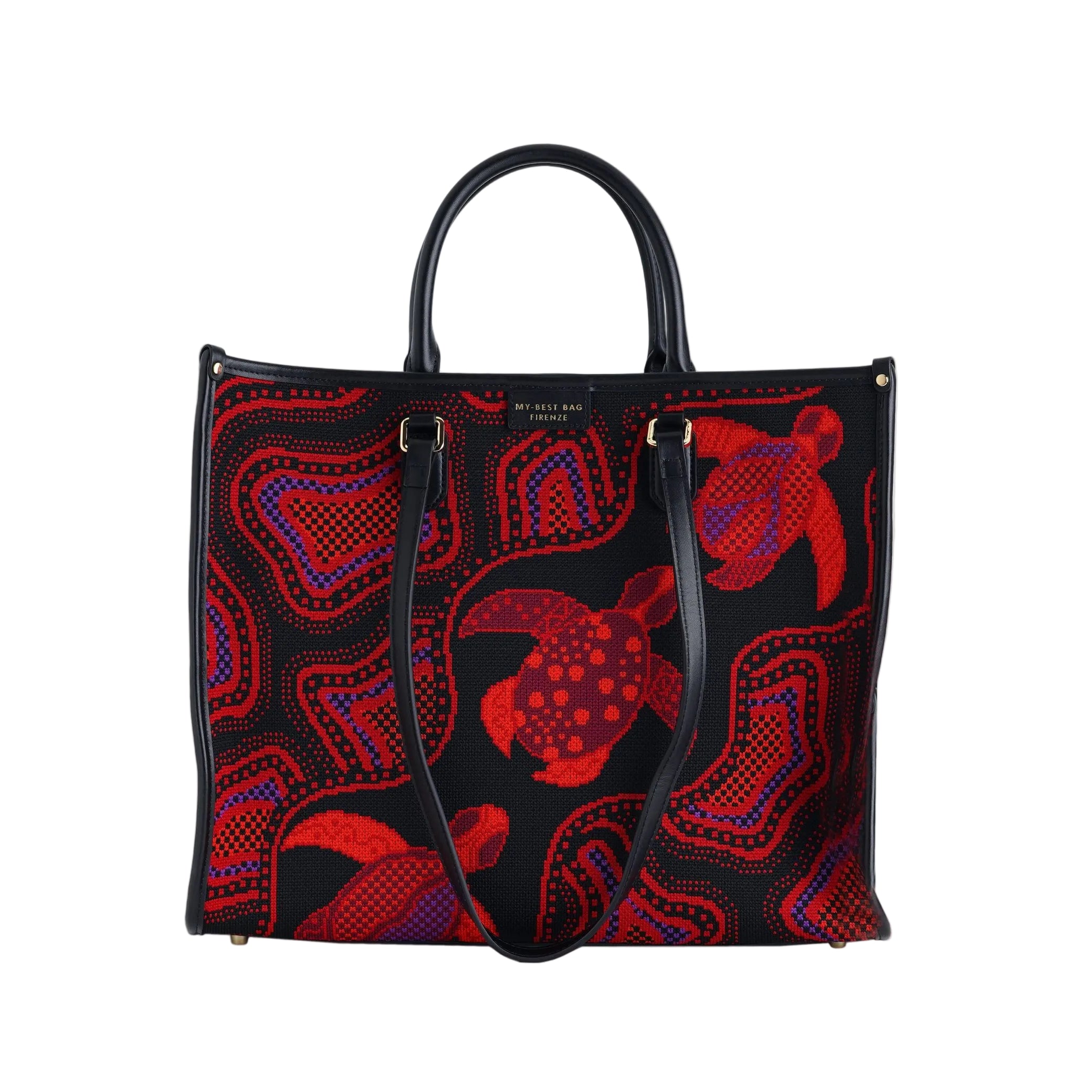 Borsa a mano My Best Bag Atena Biosfera Big S1-MYB-2019 Turtles