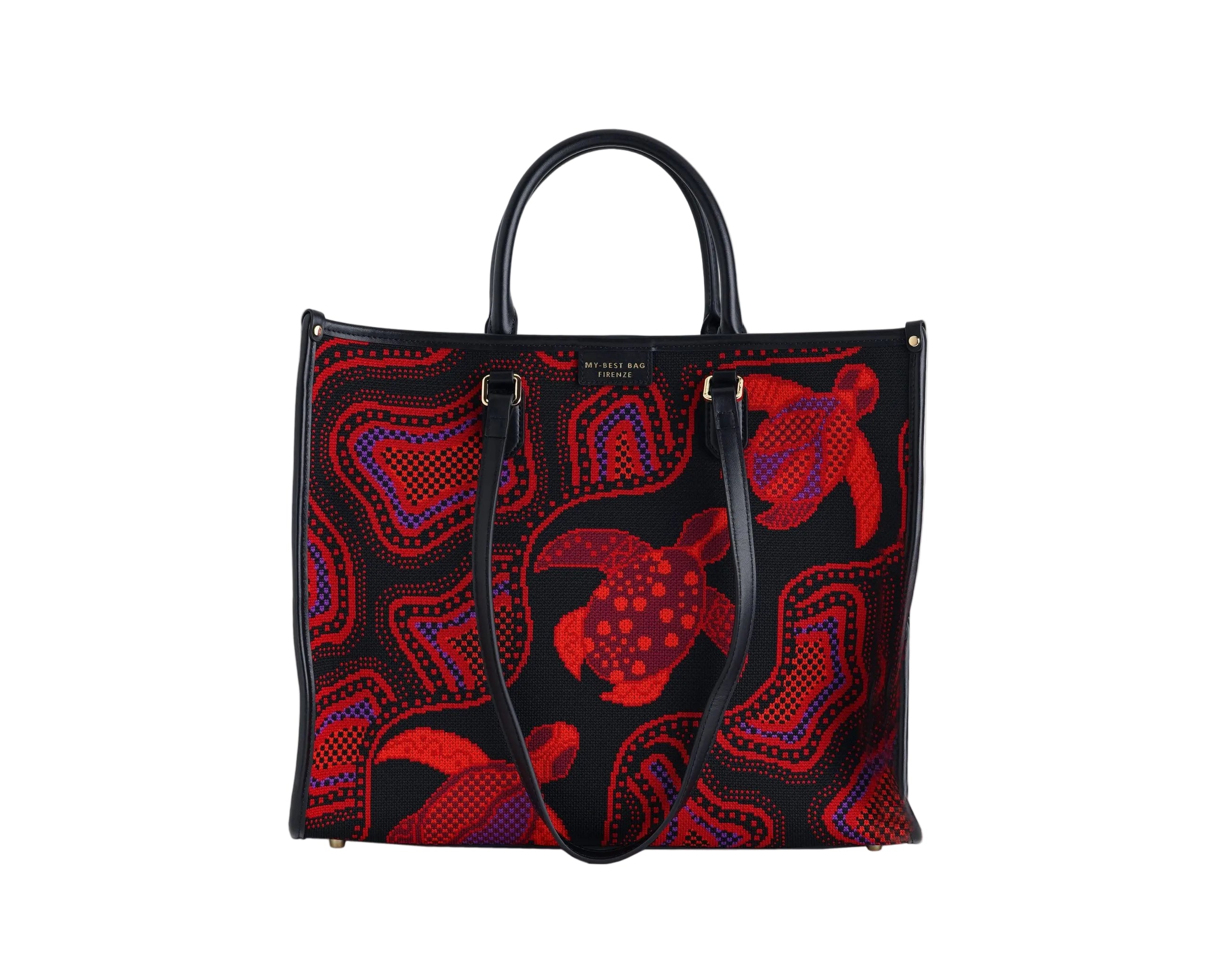 Borsa a mano My Best Bag Atena Biosfera Big S1-MYB-2019 Turtles