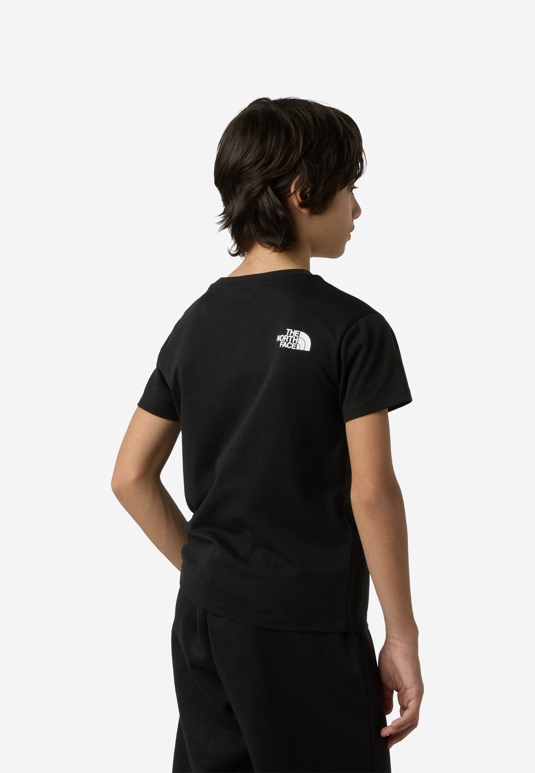 T-shirt The North Face Simple Dome NF0A87T4JK31 unisex bambino colore nero Tnf Black