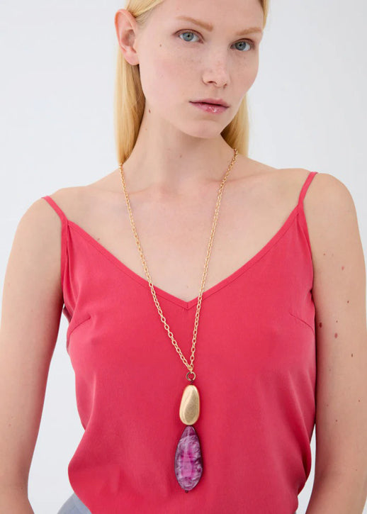 Collana Nalì Ocean DUCL0072 Oro/Rosa