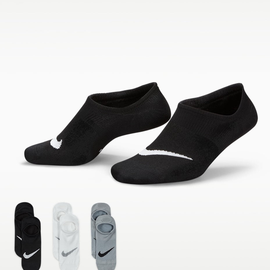 Salvapiedi Nike Everyday Plus Lightweight SX5277 colore Bianco/Nero/Grigio 927