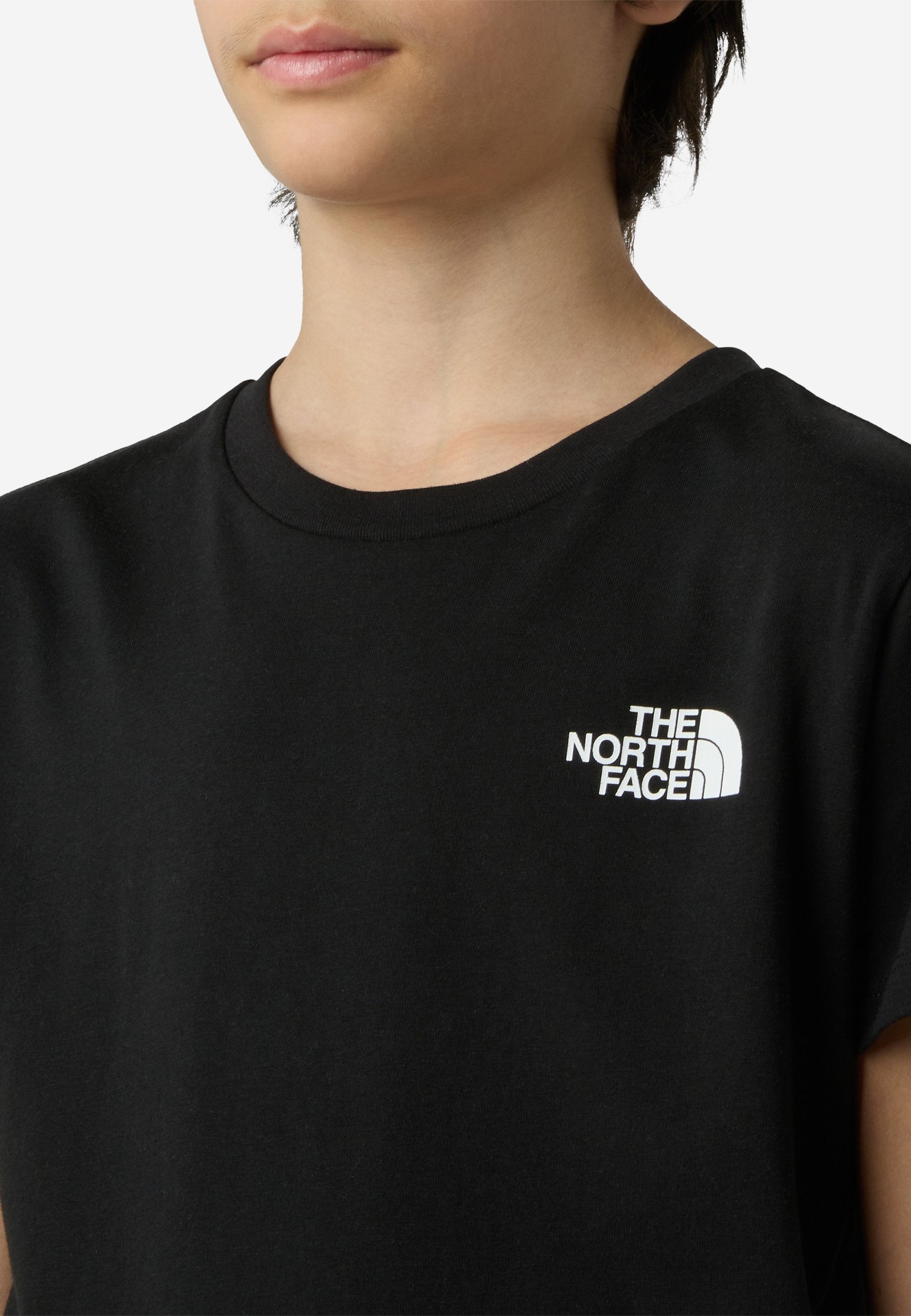 T-shirt The North Face Simple Dome NF0A87T4JK31 unisex bambino colore nero Tnf Black
