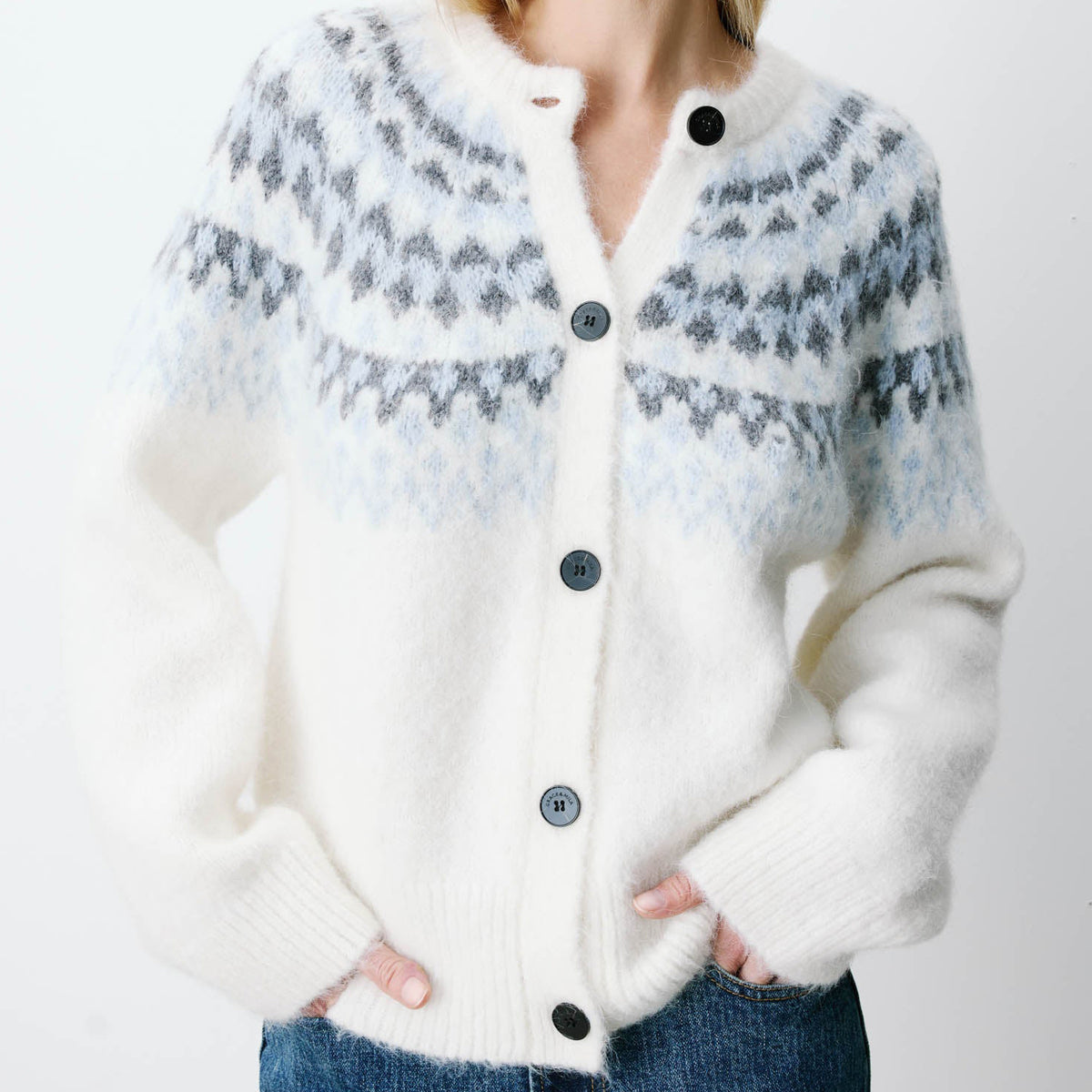 Cardigan in maglia Grace&Mila Alekio FW2617088 Avorio Donna