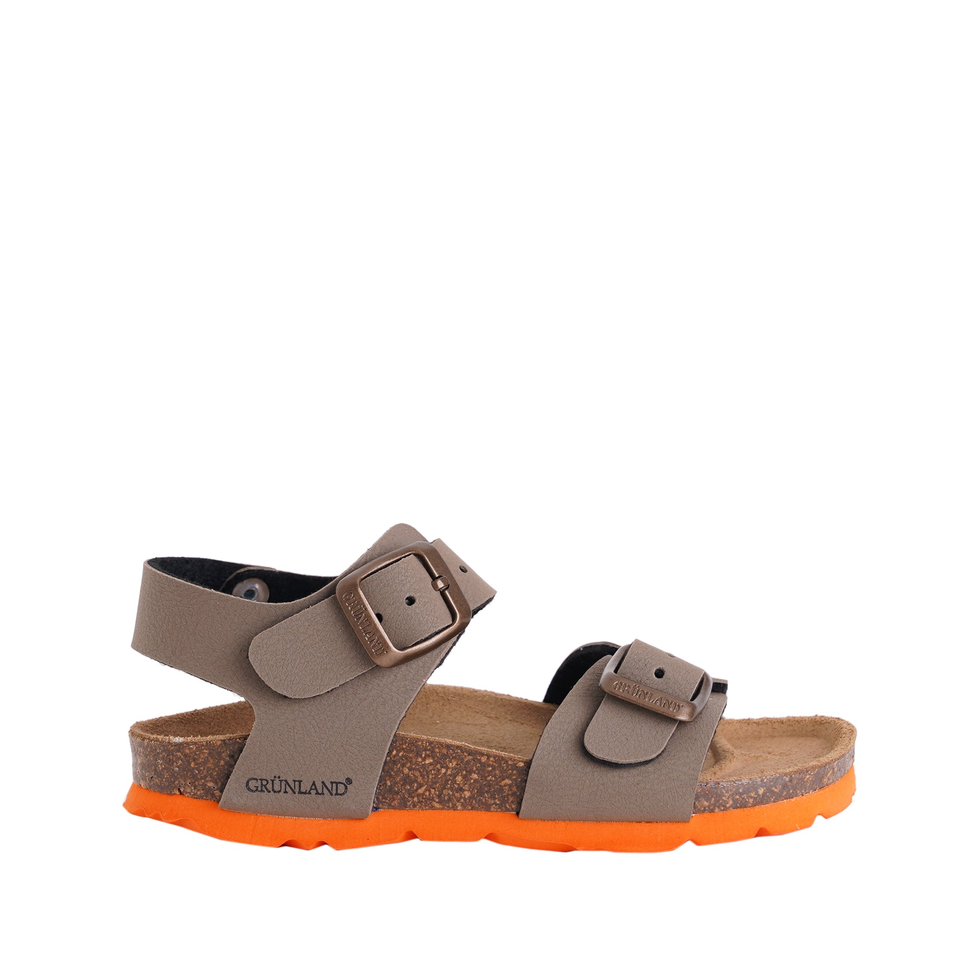 Sandalo Grunland Luce SB0901 in nabuk sintetico Bambino