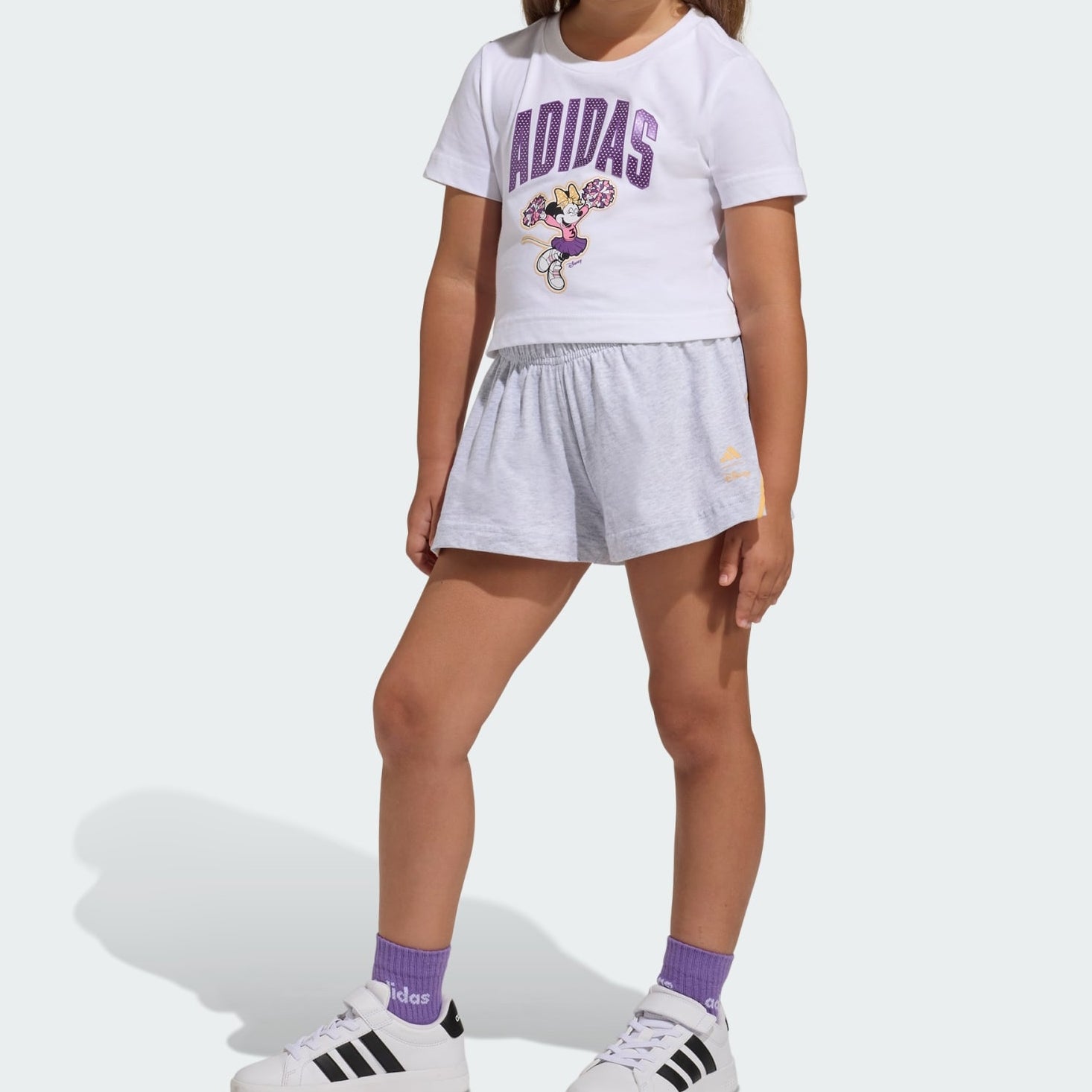 Short Adidas Essentials 3-Stripes Cotton JD0908 nero donna vista laterale