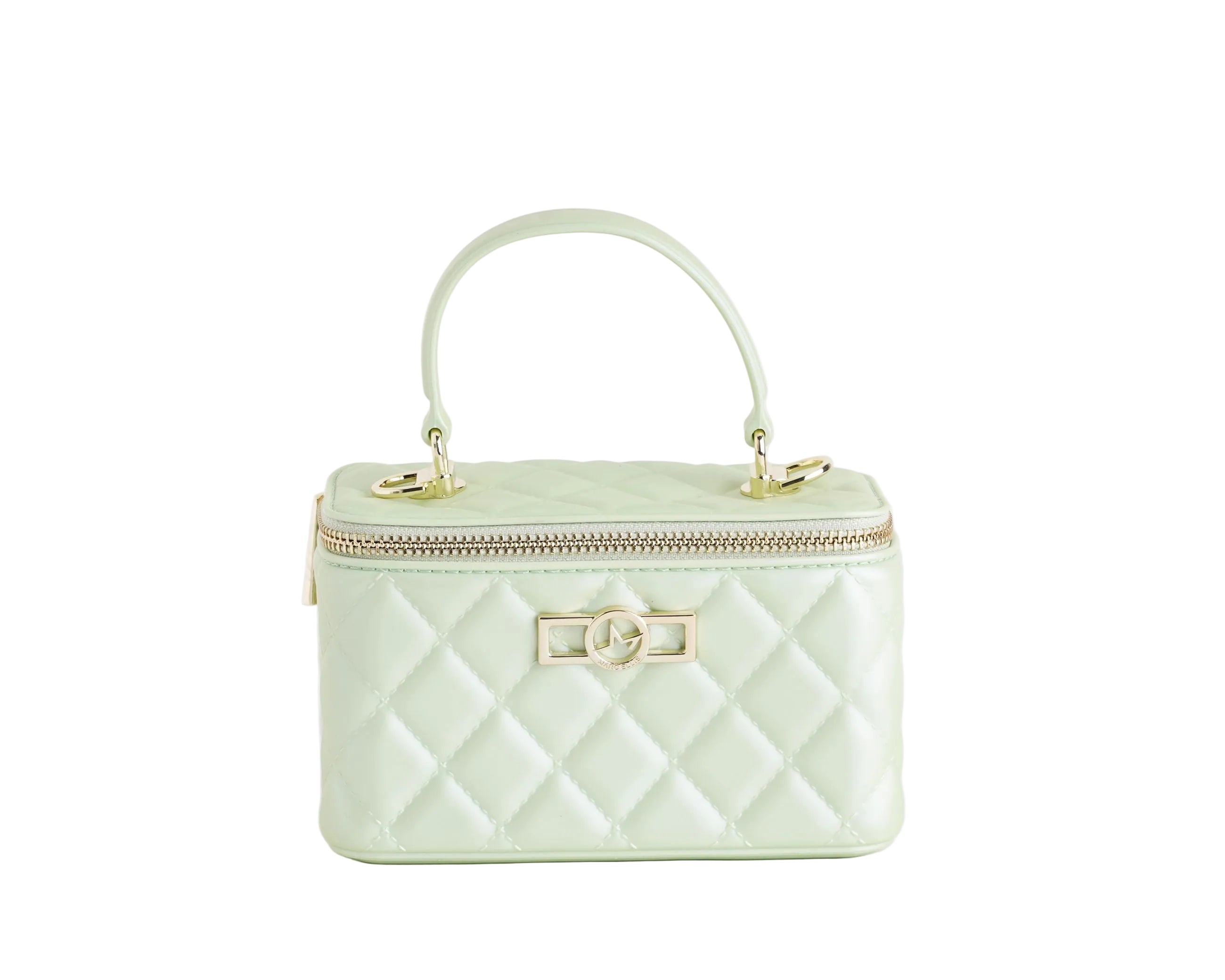 Borsa a mano Marc Ellis Flat Sunkiss Donna Soft Green Light Gold – Vista frontale