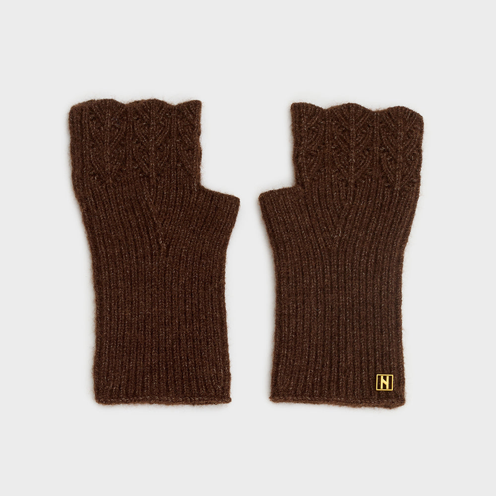 Guanti NALI' Julia UNGU0005 Marrone Donna