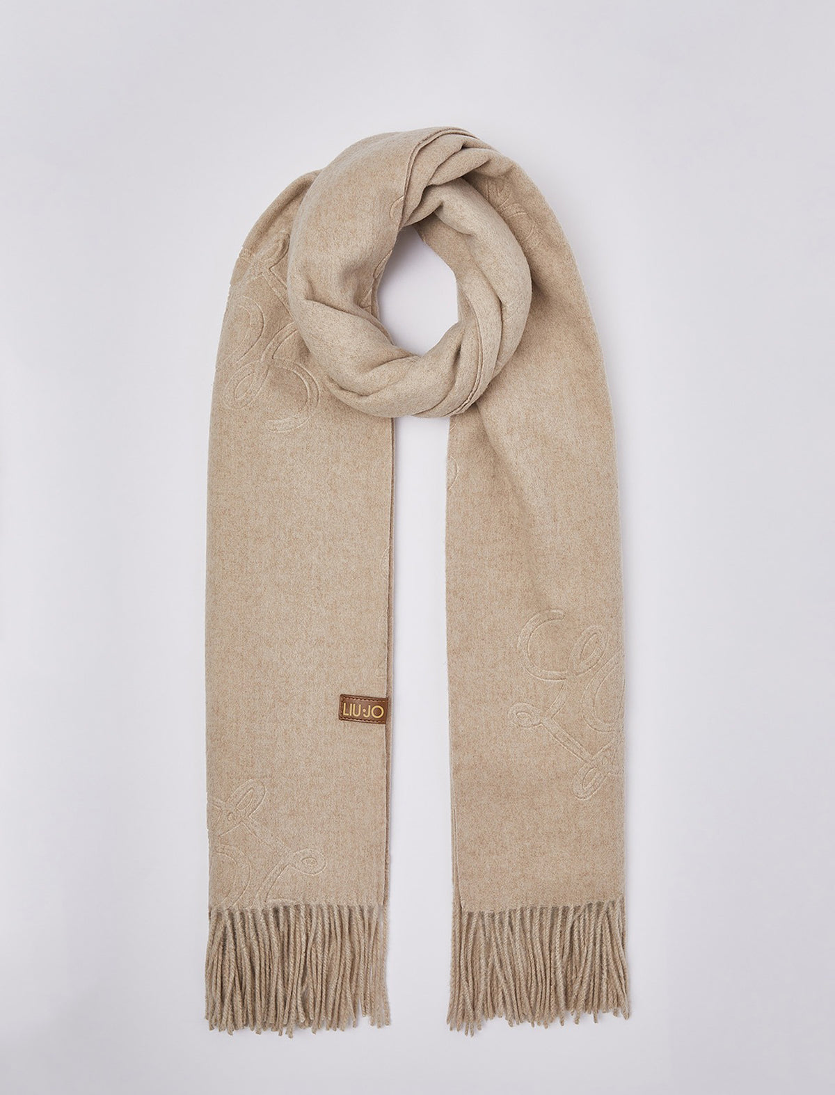 Stola Emobossed Liu Jo 2F6033 T0300 Cammello