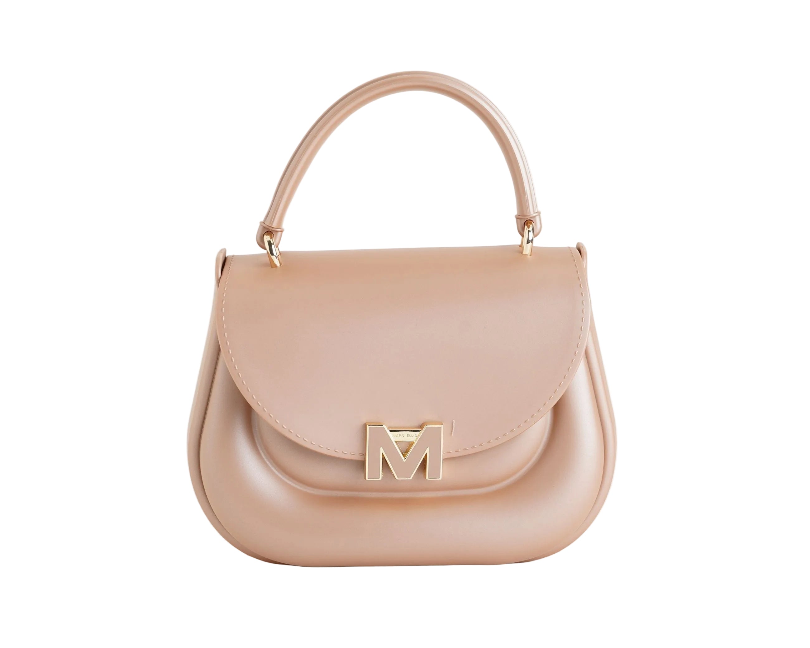 Borsa a mano Marc Ellis Flat Jelly Donna Moka Mousse - Vista frontale