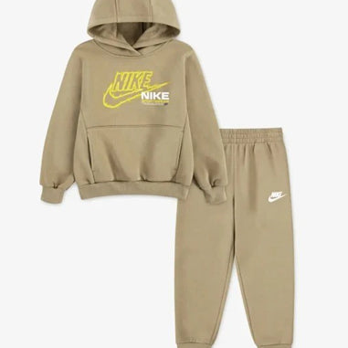 Set NIKE Sweatpants 86N241 Beige Unisex bambino